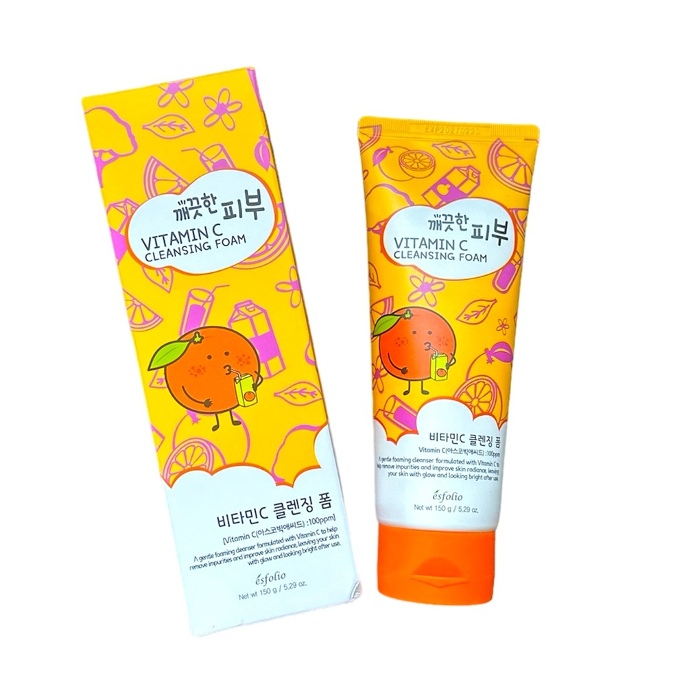 Korean Vitamin C Cleansing Foam
